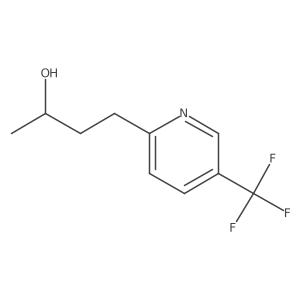 (2R)-4-[5-(trifluoromethyl)pyridin-2-yl]butan-2-ol Structure