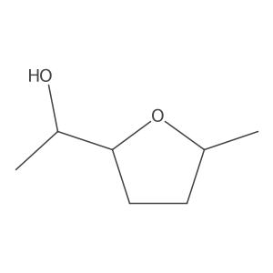 (1R)-1-[(5R)-5-methyloxolan-2-yl]ethan-1-ol Structure