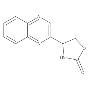4-(Quinoxalin-2-yl)-1,3-oxazolidin-2-one Structure