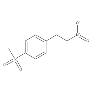 1-Methanesulfonyl-4-(2-nitroethyl)benzene结构式
