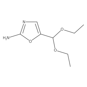5-(Diethoxymethyl)-1,3-oxazol-2-amine Structure