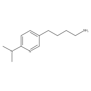 5-(4-aminobutyl)-N,N-dimethylpyridin-2-amine Structure