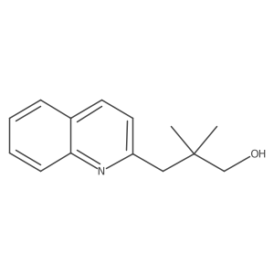 2,2-Dimethyl-3-(quinolin-2-yl)propan-1-ol Structure