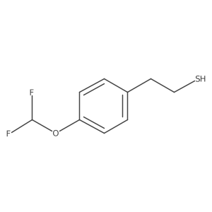 2-[4-(Difluoromethoxy)phenyl]ethane-1-thiol结构式