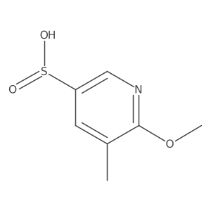 6-Methoxy-5-methylpyridine-3-sulfinic acid结构式