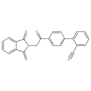 1,3-dioxo-2,3-dihydro-1H-isoindol-2-yl 4-(2-cyanophenyl)benzoate Structure