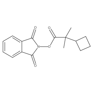 1,3-dioxo-2,3-dihydro-1H-isoindol-2-yl 2-cyclobutyl-2-methylpropanoate Structure