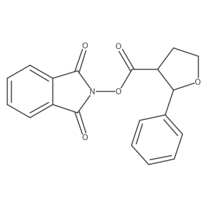 rac-1,3-dioxo-2,3-dihydro-1H-isoindol-2-yl (2R,3R)-2-phenyloxolane-3-carboxylate Structure