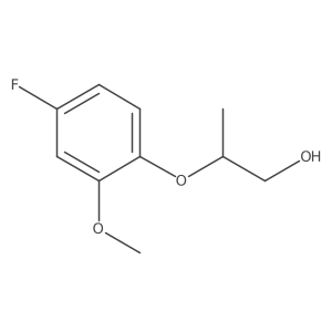 2-(4-Fluoro-2-methoxyphenoxy)propan-1-ol结构式