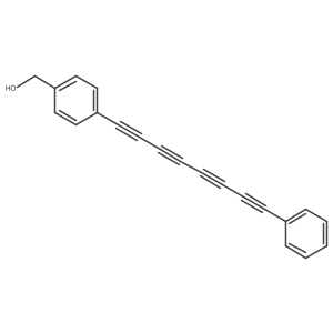 (4-(Phenylocta-1,3,5,7-tetrayn-1-yl)phenyl)methanol结构式