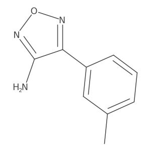 4-(3-Methylphenyl)-1,2,5-oxadiazol-3-amine Structure