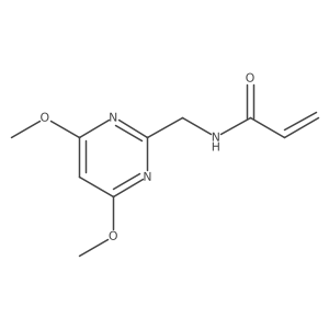 N-[(4,6-Dimethoxypyrimidin-2-yl)methyl]prop-2-enamide结构式