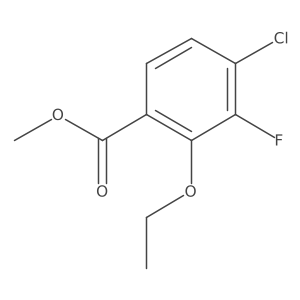 Methyl 4-chloro-2-ethoxy-3-fluorobenzoate Structure