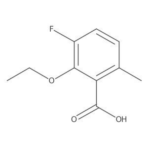 2-Ethoxy-3-fluoro-6-methylbenzoic acid结构式