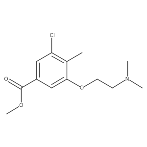 Methyl 3-chloro-5-(2-(dimethylamino)ethoxy)-4-methylbenzoate Structure