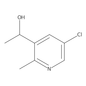 1-(5-Chloro-2-methylpyridin-3-yl)ethan-1-ol Structure