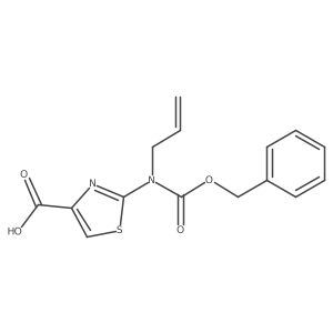 2-{[(Benzyloxy)carbonyl](prop-2-en-1-yl)amino}-1,3-thiazole-4-carboxylic acid Structure