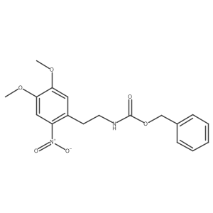 benzyl N-[2-(4,5-dimethoxy-2-nitrophenyl)ethyl]carbamate结构式