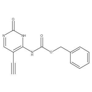 benzyl N-(5-ethynyl-2-oxo-1,2-dihydropyrimidin-4-yl)carbamate Structure