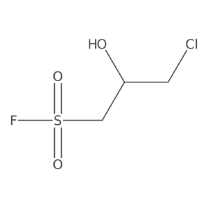 3-Chloro-2-hydroxypropane-1-sulfonyl fluoride结构式