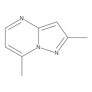 2,7-Dimethylpyrazolo[1,5-a]pyrimidine Structure