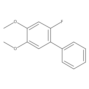2-Fluoro-4,5-dimethoxy-1,1'-biphenyl结构式