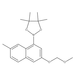 2-(3-(Methoxymethoxy)-7-methylnaphthalen-1-yl)-4,4,5,5-tetramethyl-1,3,2-dioxaborolane Structure