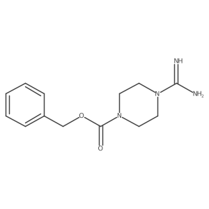 1-Cbz-4-carbamimidoylpiperazine结构式