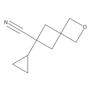 6-Cyclopropyl-2-oxaspiro[3.3]heptane-6-carbonitrile Structure