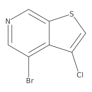 4-Bromo-3-chlorothieno[2,3-c]pyridine Structure