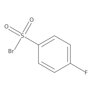 4-Fluorobenzene-1-sulfonylbromide Structure