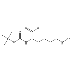 N2-[(1,1-Dimethylethoxy)carbonyl]-N6-hydroxy-L-lysine Structure