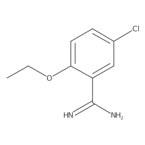 5-Chloro-2-ethoxybenzimidamide结构式