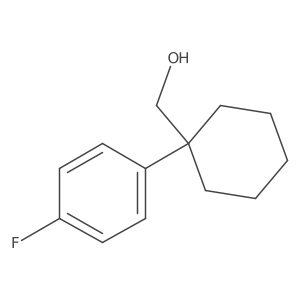 (1-(4-Fluorophenyl)cyclohexyl)methanol结构式