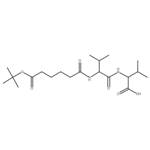 L-Valine, N-[6-(1,1-dimethylethoxy)-1,6-dioxohexyl]-L-valyl-结构式