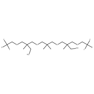 Poly[oxy[2-methyl-2-[(2,2,2-trifluoroethoxy)methyl]-1,3-propanediyl]], I+/-,I+/-a(2)-(2,2-dimethyl-1,3-propanediyl)bis[I-hydroxy-结构式