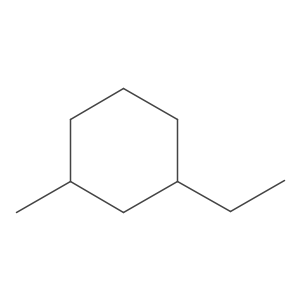 trans-1-Ethyl-3-methylcyclohexane结构式