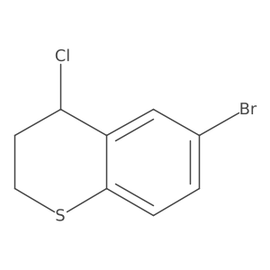 6-Bromo-4-chlorothiochroman结构式