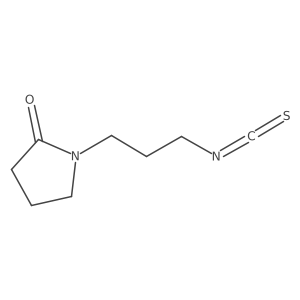 1-(3-Isothiocyanatopropyl)pyrrolidin-2-one结构式