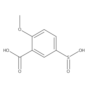 2-Methoxy-5-sulfinobenzoic acid Structure