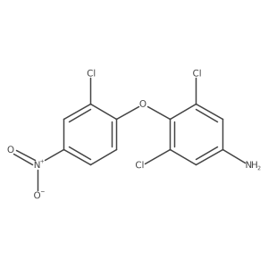 3,5-Dichloro-4-(2-chloro-4-nitrophenoxy)benzenamine结构式