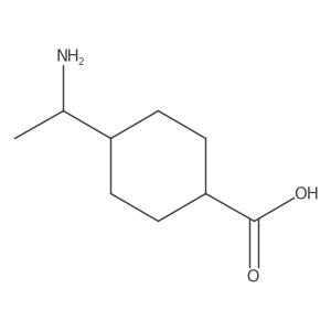 4-(1-Aminoethyl)-cyclo-hexanecarboxylic acid Structure
