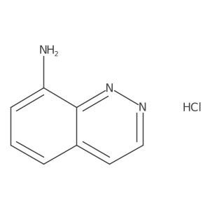 Cinnolin-8-amine hydrochloride结构式