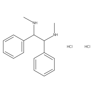 N1,N2-Dimethyl-1,2-diphenylethane-1,2-diamine dihydrochloride Structure