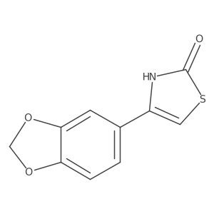 4-(2H-1,3-Benzodioxol-5-yl)-1,3-thiazol-2-ol Structure