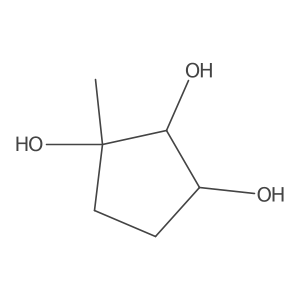 (1S,2R,3R)-1-Methylcyclopentane-1,2,3-triol结构式