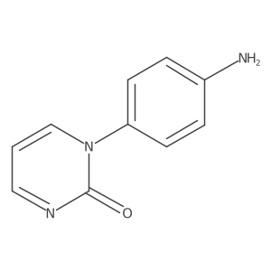 1-(4-aminophenyl)pyrimidin-2(1H)-one Structure
