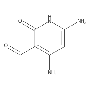 4,6-Diamino-1,2-dihydro-2-oxo-3-pyridinecarboxaldehyde Structure