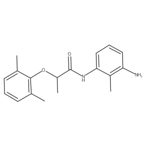 N-(3-Amino-2-methylphenyl)-2-(2,6-dimethylphenoxy)propanamide Structure