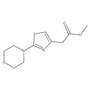 Methyl 2-(2-morpholinothiazol-4-yl)acetate Structure